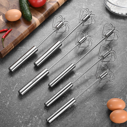 Stainless steel egg beater