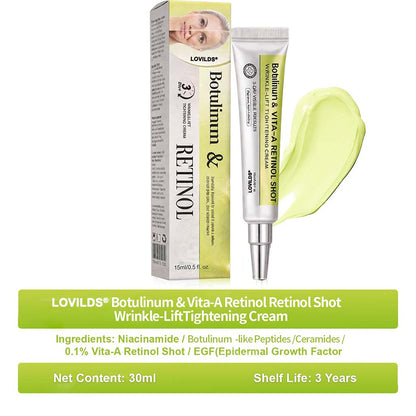 Final 3 Hours: 70%OFF🔥 Botulinum & Vita-A Retinol Shot Wrinkle-Lift Tightening cream✨