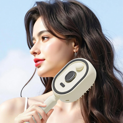 ✨Electric Spray Air Cushion Massage Hair Comb – Anti-Tangle & Essential Oil Mist Brush