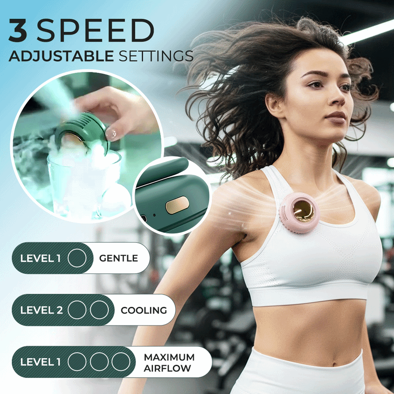 TAILEDEN® Wearable Tiny Cool Bladeless Clip Fan