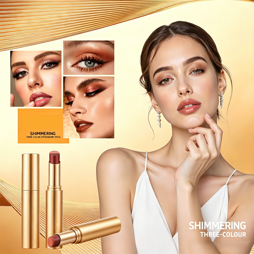 ✨ 3-in-1 Shimmer Eyeshadow Stick | One Swipe, Stunning Eyes 💖