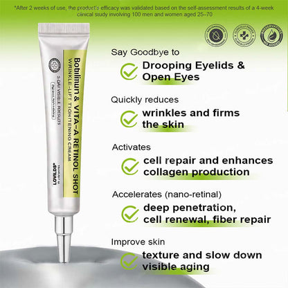 Final 3 Hours: 70%OFF🔥 Botulinum & Vita-A Retinol Shot Wrinkle-Lift Tightening cream✨