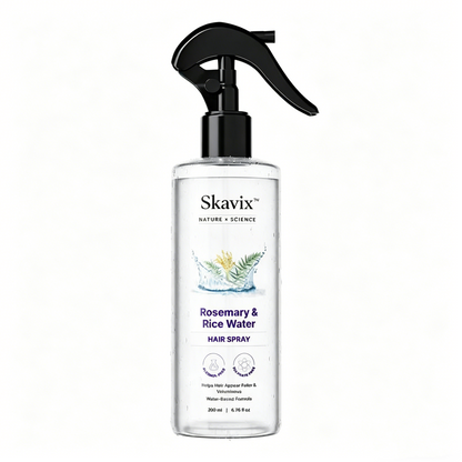 Skavix™ Nature x Science Rosemary Water with Rice Water |100% Natural Extract | Soft & Smooth Hair Non-Greasy