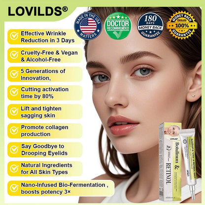 Final 3 Hours: 70%OFF🔥 Botulinum & Vita-A Retinol Shot Wrinkle-Lift Tightening cream✨