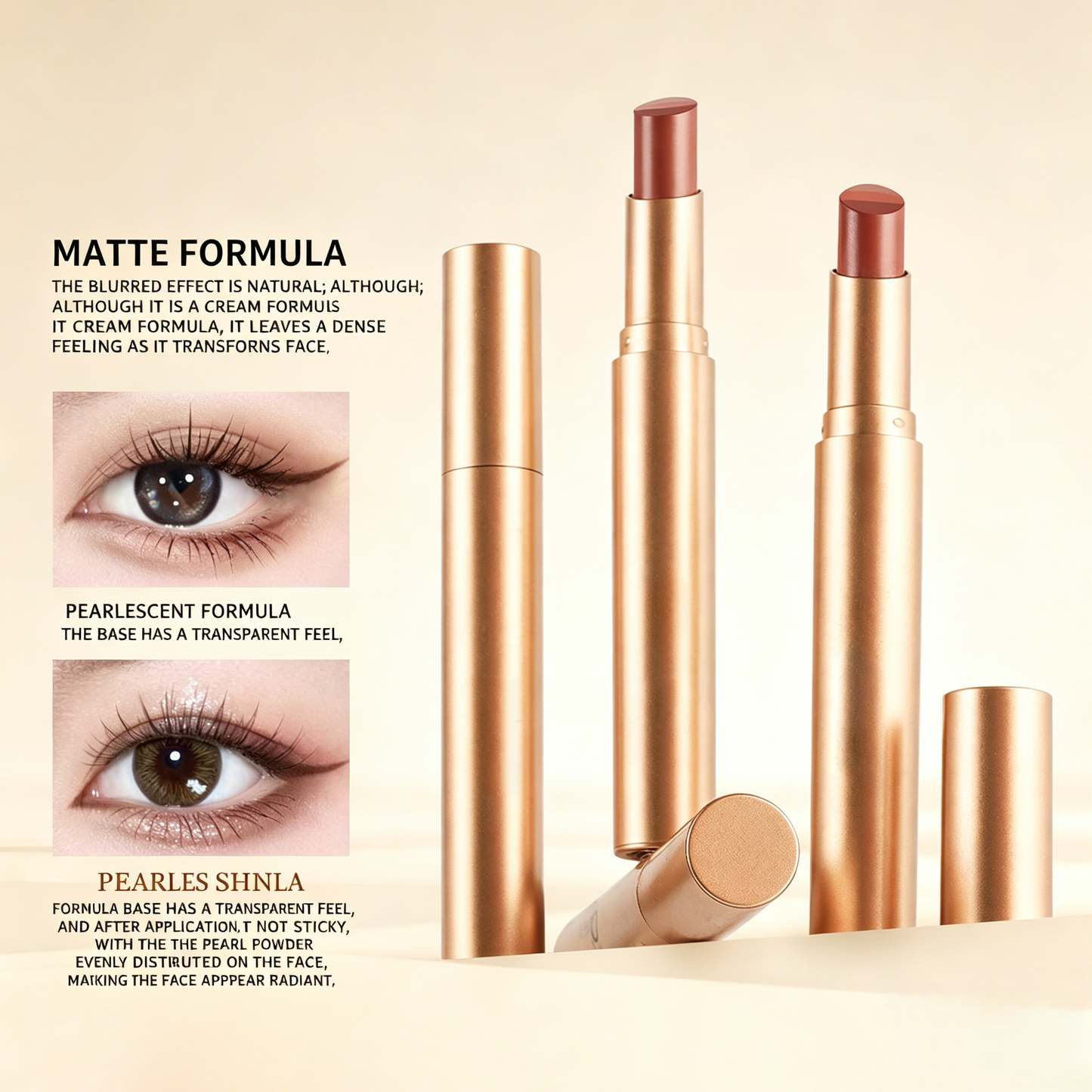✨ 3-in-1 Shimmer Eyeshadow Stick | One Swipe, Stunning Eyes 💖