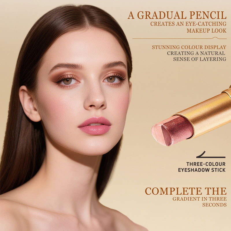 ✨ 3-in-1 Shimmer Eyeshadow Stick | One Swipe, Stunning Eyes 💖