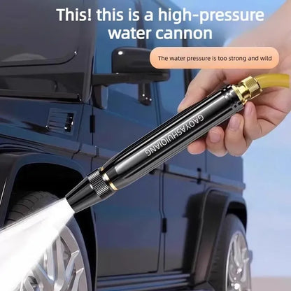 🎉Home high-pressure car wash water gun with booster nozzle and hose, a must-have for watering plants and vegetables, and car washing.👍💦