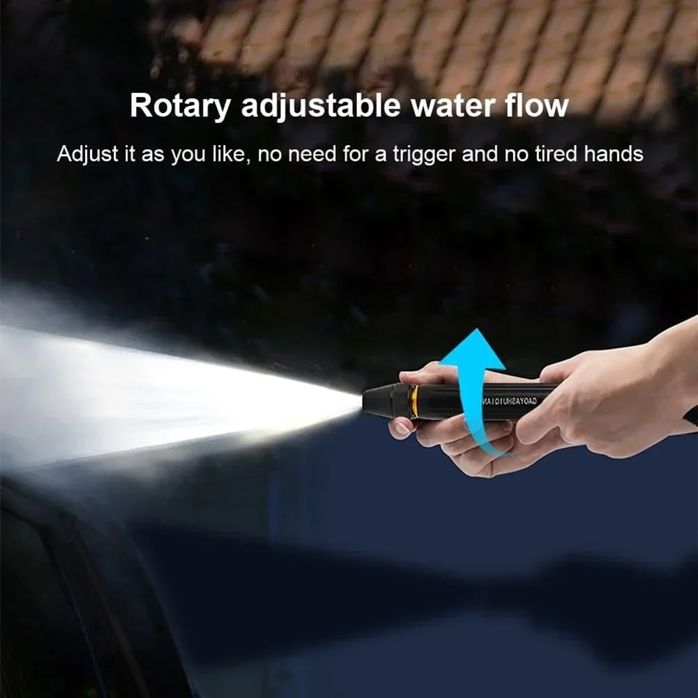 🎉Home high-pressure car wash water gun with booster nozzle and hose, a must-have for watering plants and vegetables, and car washing.👍💦