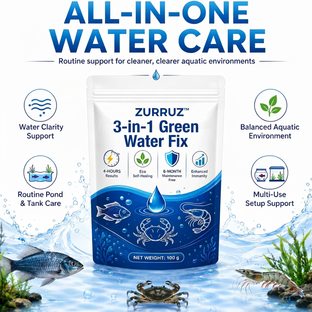 🌟 Official Store |✨ From Murky Swamp to Perfect Pond! | 3-in-1 Green Water Fix