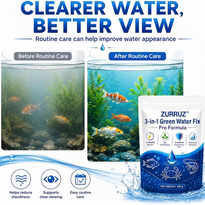 🌟 Official Store |✨ From Murky Swamp to Perfect Pond! | 3-in-1 Green Water Fix
